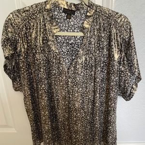 Anthropologie Large AMY SHIMMER BLOUSE